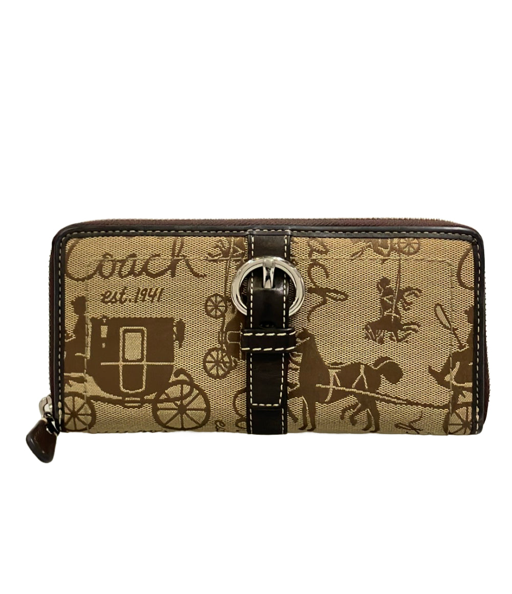 コーチ財布 レディース 茶色 財布 COACH コーチ 二つ折り財布