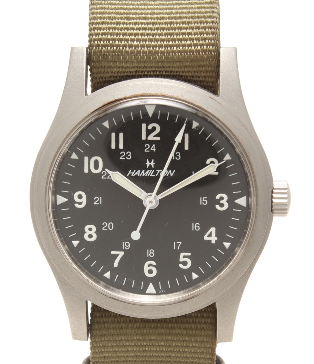 ハミルトン 腕時計 カーキ 手巻き ブラック 9415A メンズ