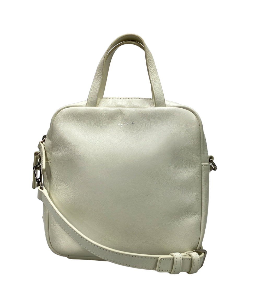 agnes b. ハンドバッグ ショルダーバッグ 2WAY 斜め掛け レディース