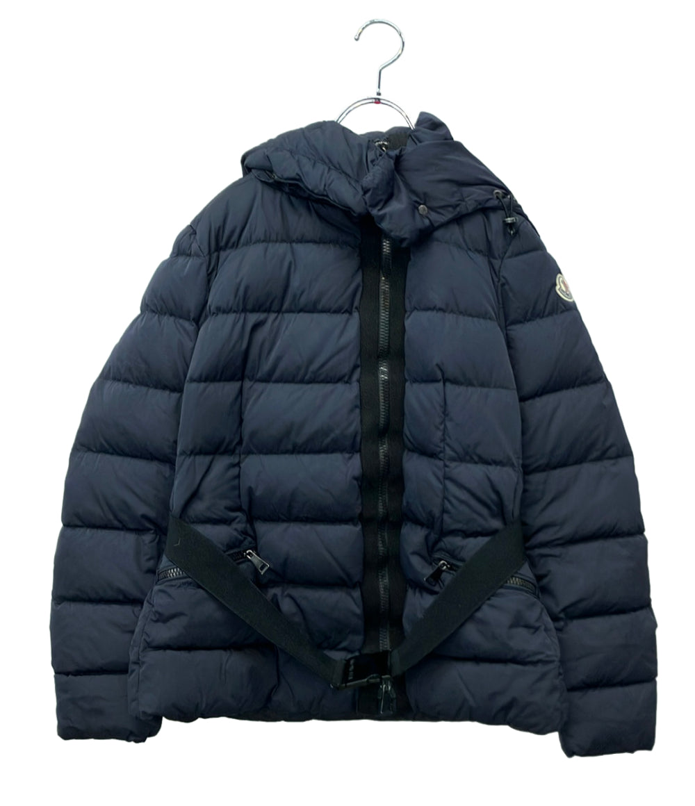 MONCLER ダウンジャケット フード付き ダブルジップ バックル付き 