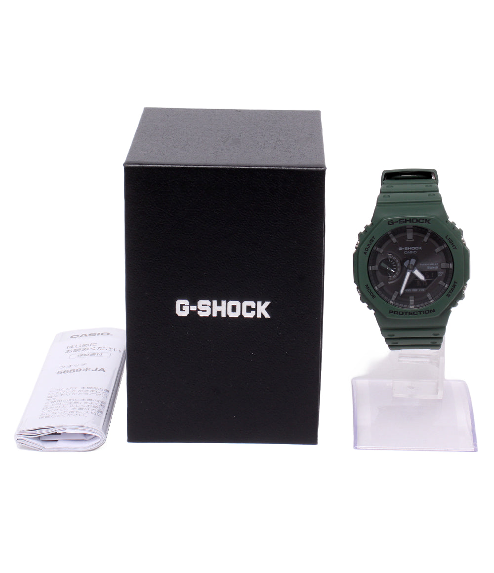 美品 CASIO 腕時計 ブルートゥース搭載 G-SHOCK ソーラー ブラック GA-B2100 メンズ カシオ