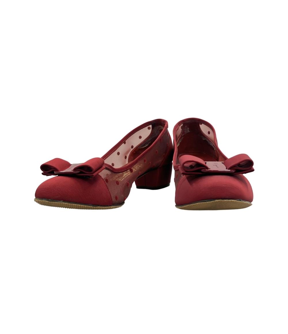 サルヴァトーレフェラガモ メッシュパンプス ヴァラ レディース SIZE 7  