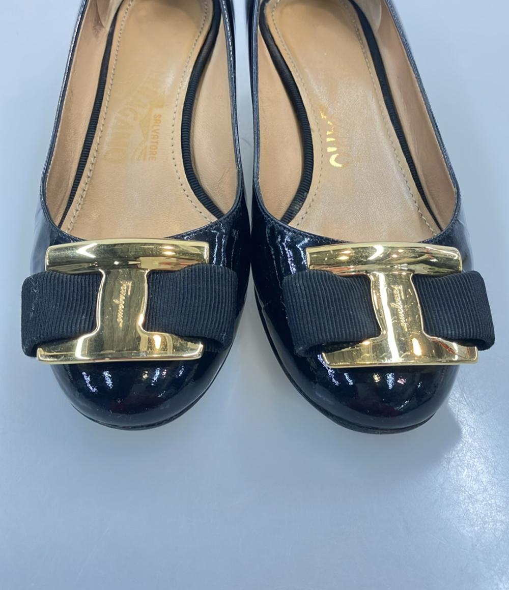 訳あり Salvatore Ferragamo ウェッジソールパンプス レディース SIZE 4 1/2 22(cm) サルヴァトーレフェラガモ