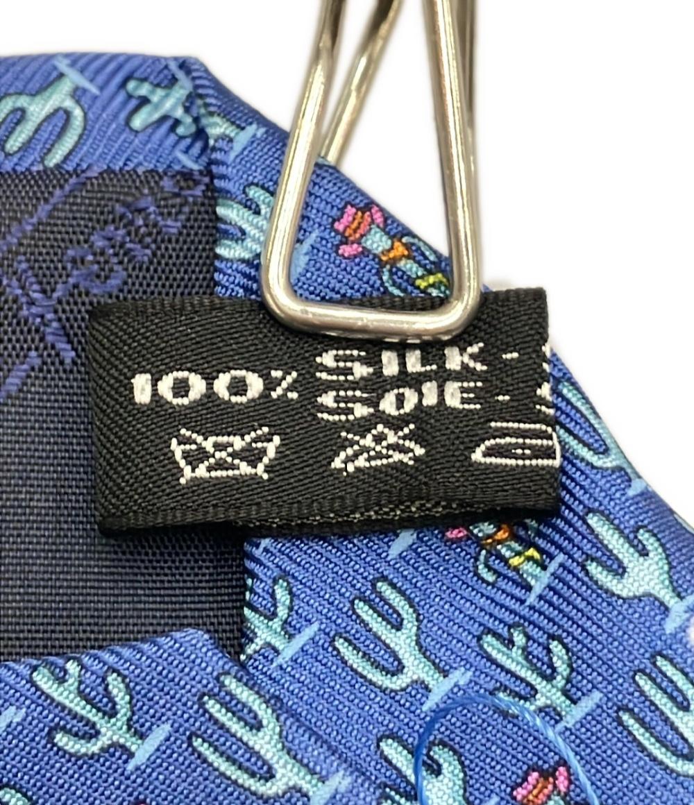 美品 Salvatore Ferragamo ネクタイ シルク100% メンズ サルヴァトーレフェラガモ