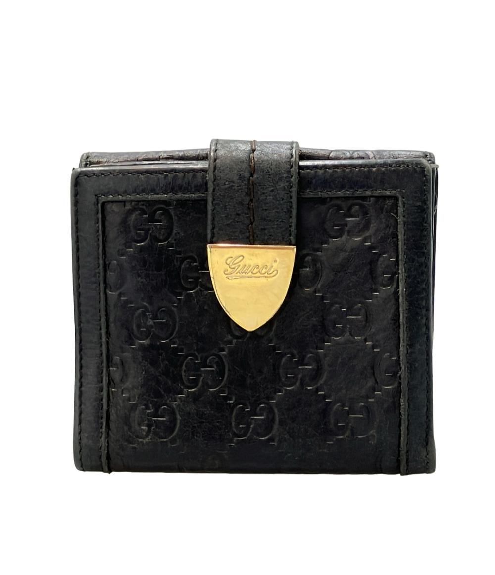 GUCCI グッチ Wホック 財布 グッチシマ レザー 折り財布 GUCCI Wホック 二つ折り財布 グッチシマ 181651 4276 レディース