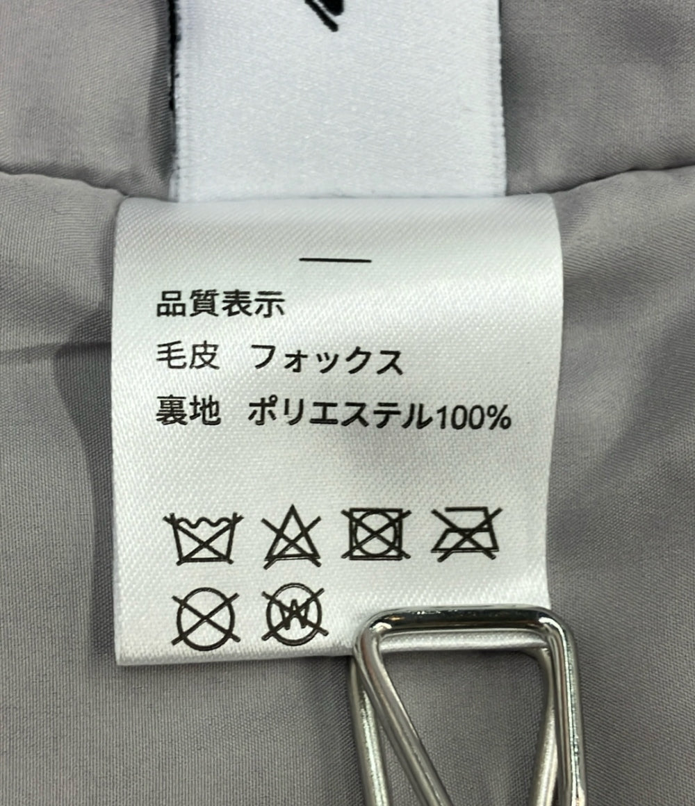 美品 U-BIG ファーベスト 6段ベスト フォックス レディース SIZE XL ユービッグ