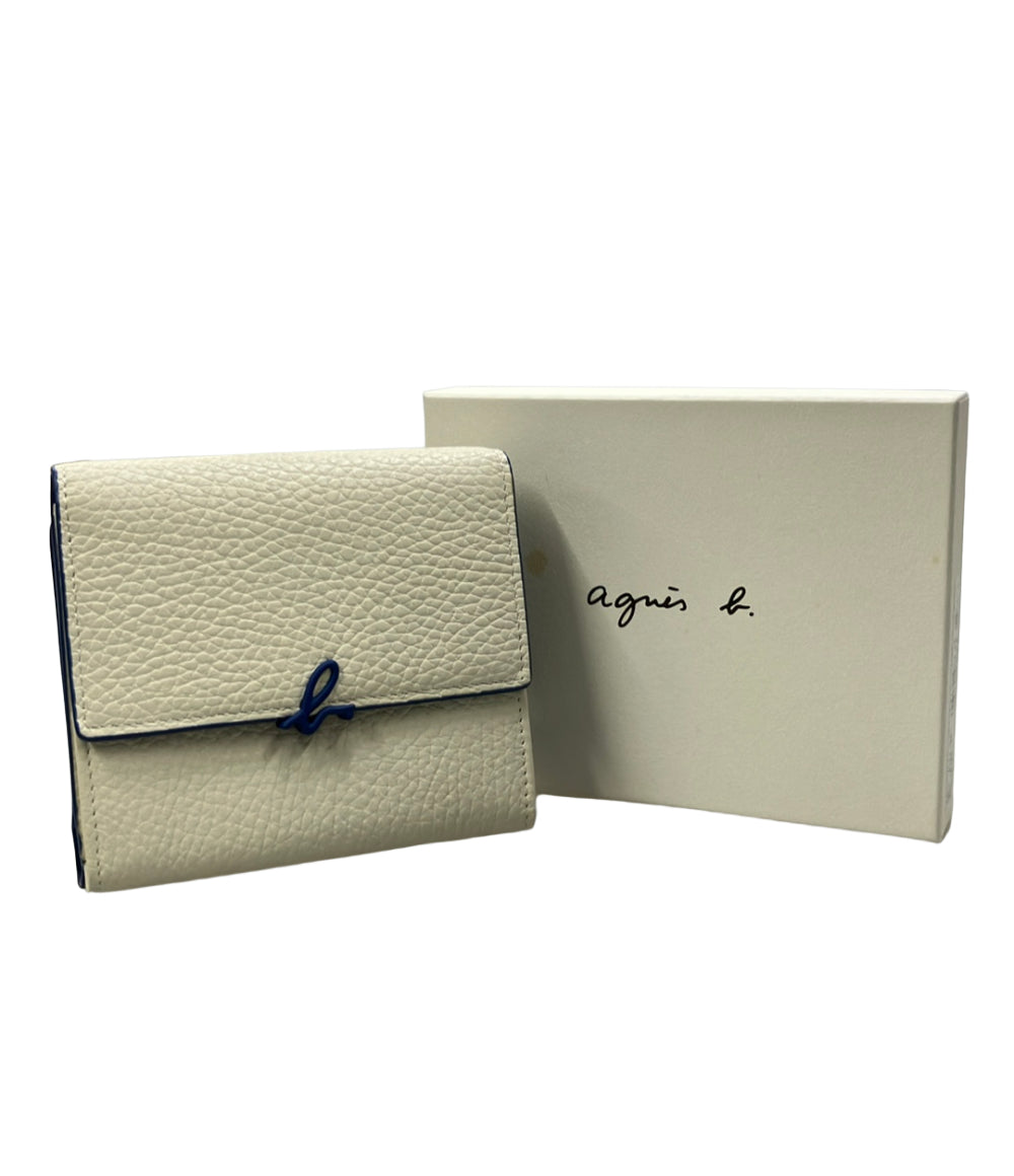 美品 agnes b. 二つ折り財布 レディース アニエスベー