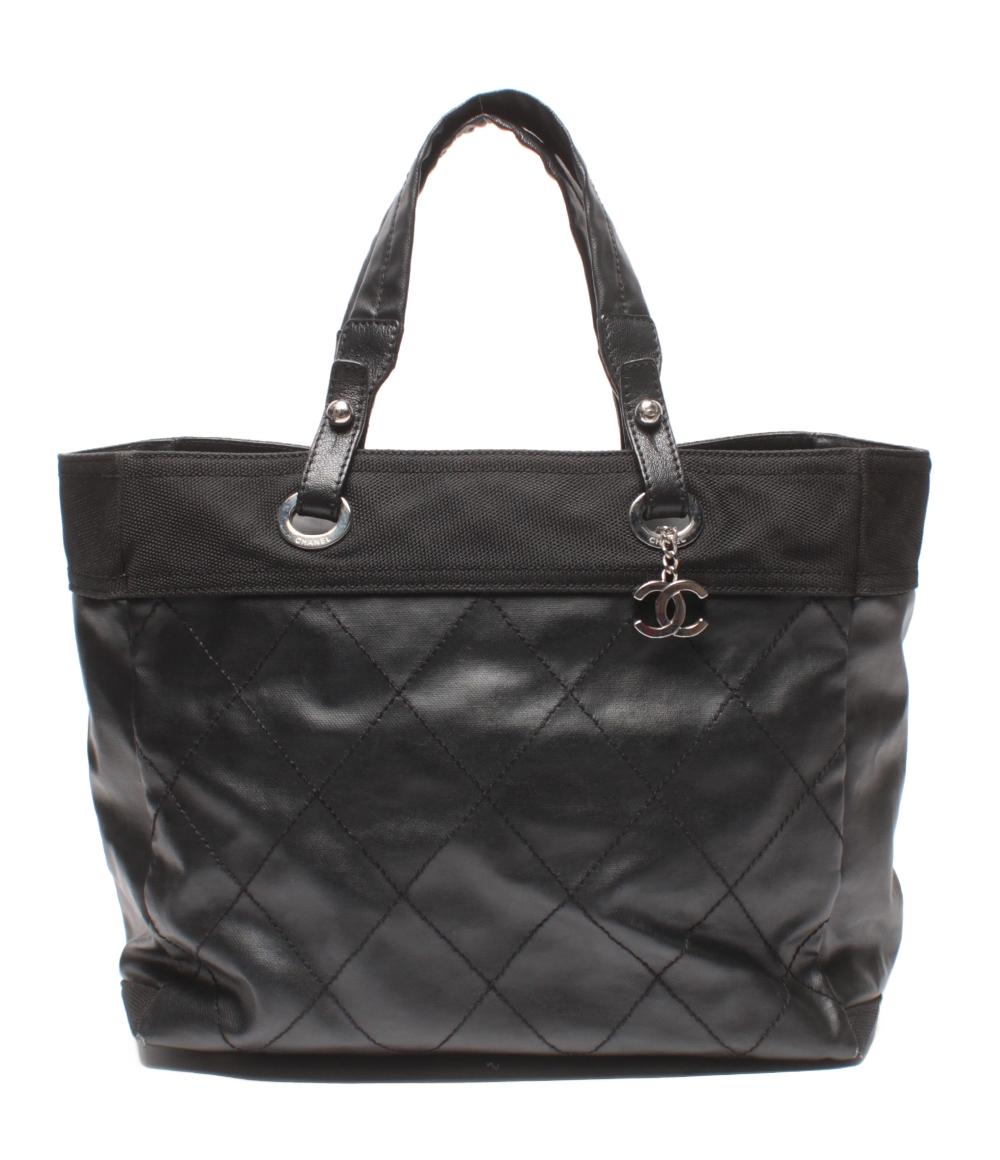 CHANEL トートバッグ シルバー金具 11番台 パリビアリッツトートMM 