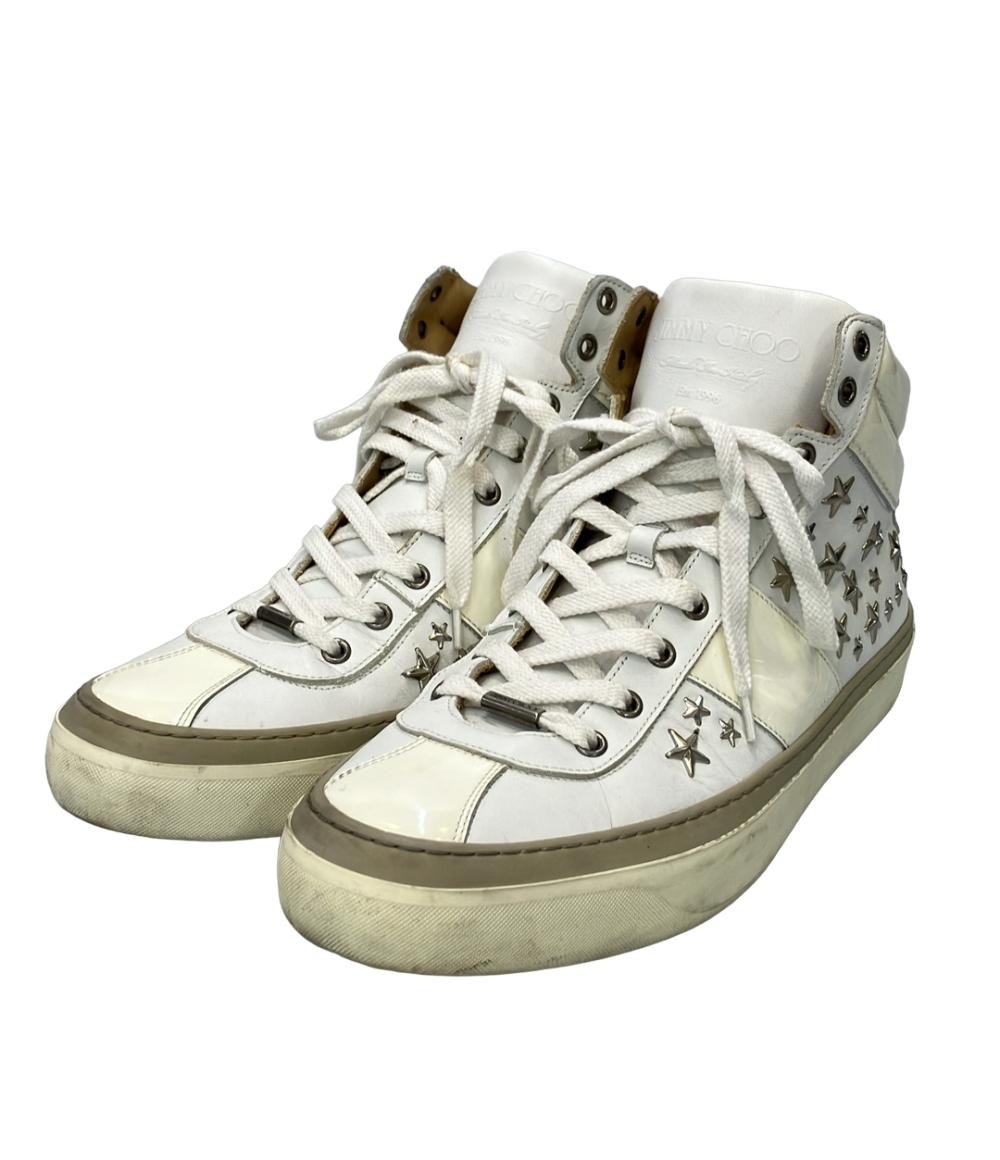 Jimmy Choo ハイカットスニーカー スタースタッズ BELGRAVI ec-20603