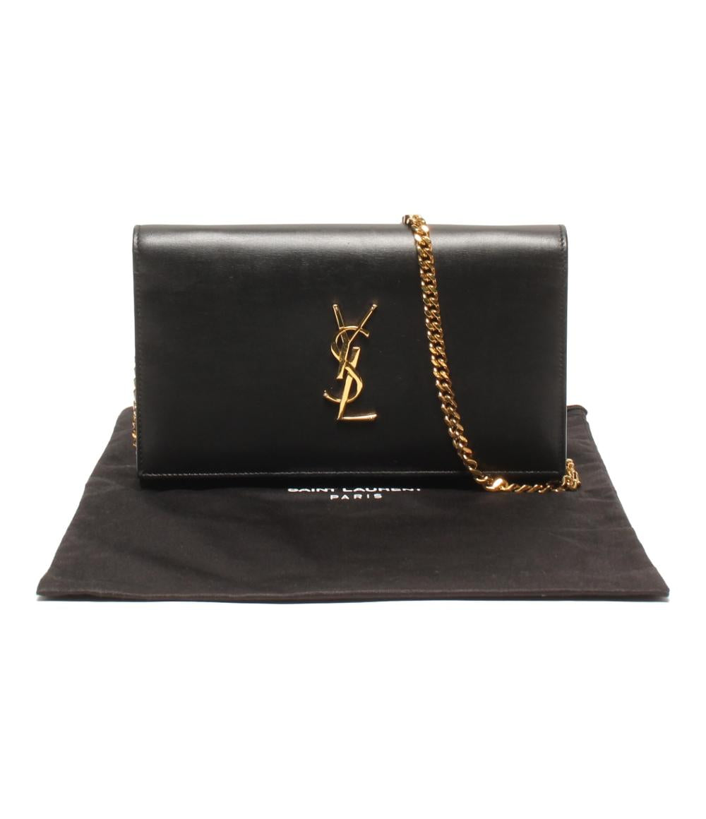 イヴ・サンローラン 2wayチェーンショルダーウォレットバッグ クラッチバッグ レディース YVES SAINT LAURENT