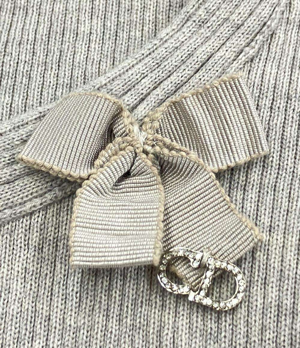 クリスチャンディオール チャームリボンニット レディース SIZE 40 (M) Christian Dior