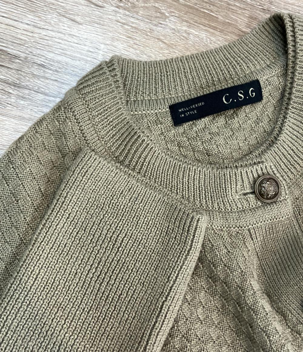 Curensology 長袖ワンピース ニット オークル CL209135ER-00 レディース SIZE F (M) カレンソロジー