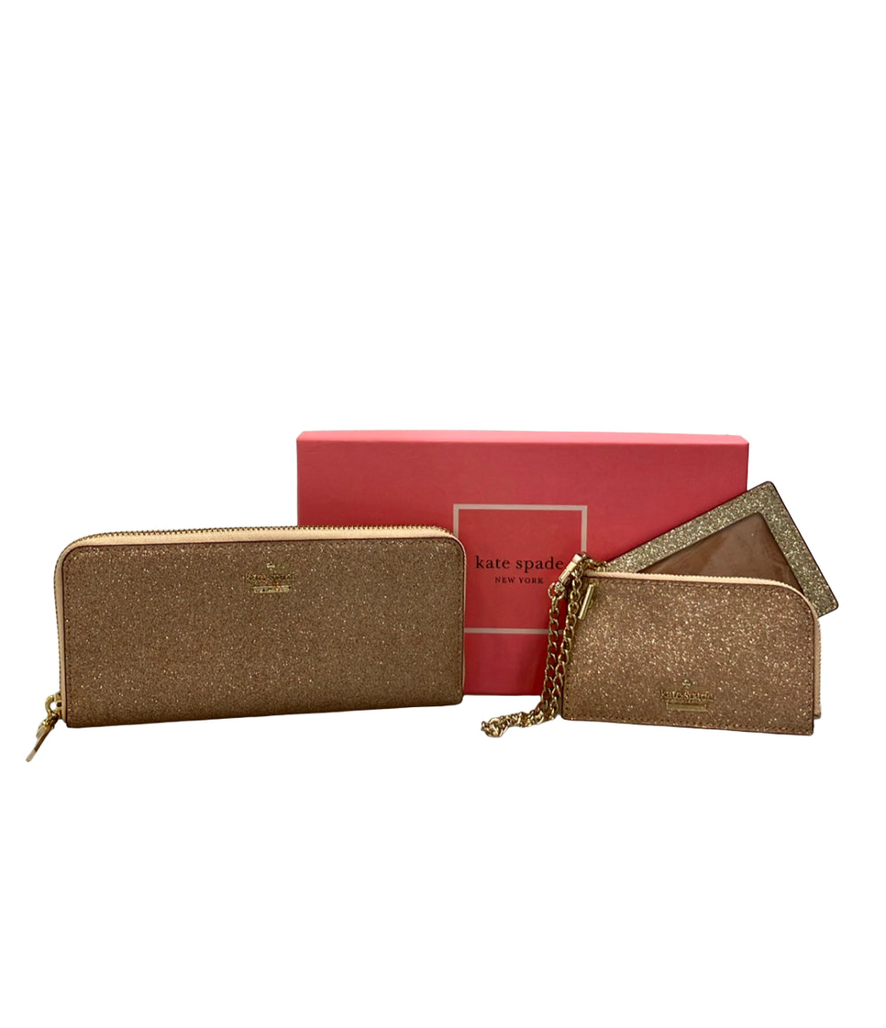 Kate Spade ラウンドファスナー長財布 コインケース カードケースセット レディース ケイトスペード