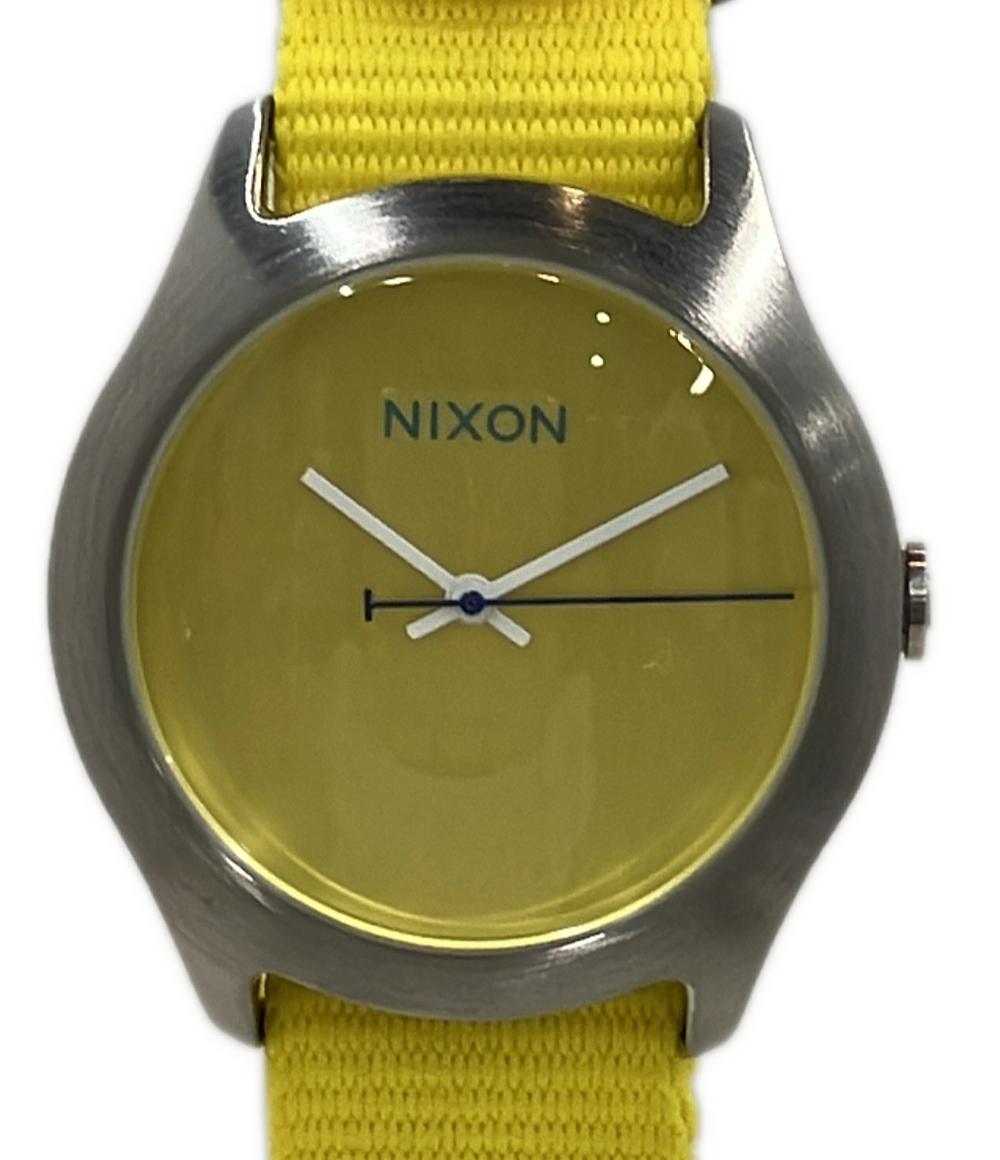 美品 NIXON 腕時計 CLEAN THE MOD クオーツ イエロー レディース