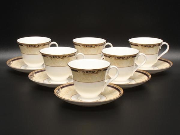 美品 WEDGWOOD カップ&ソーサー 6客セット コーヌピア ウエッジ 美品 WEDGWOOD カップ&ソーサー 6客セット コーヌピア ウエッジ