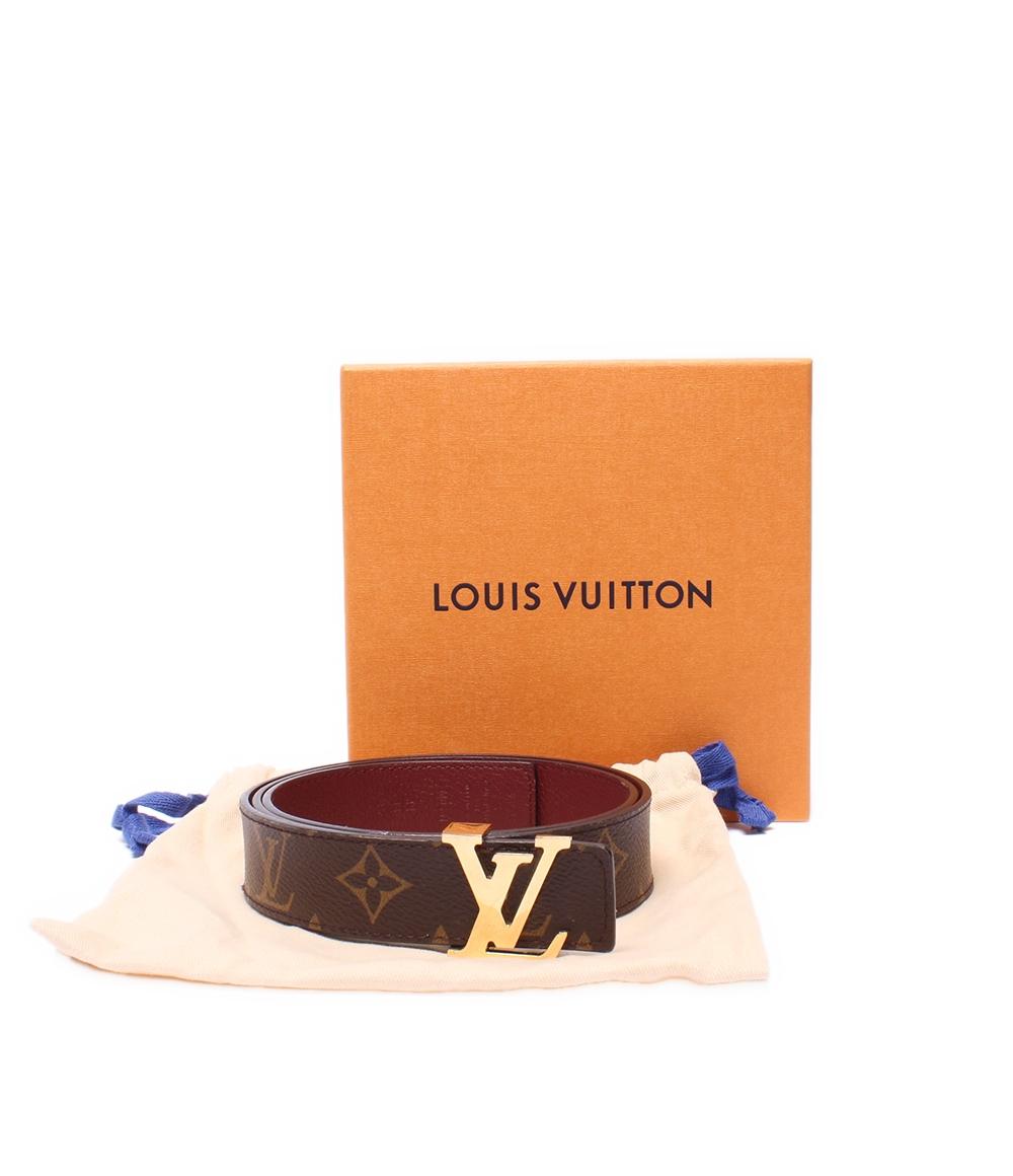 ルイ・ヴィトン ベルト LVバックル サンチュール・LVイニシャル モノグラム M0561 メンズ LOUIS VUITTON