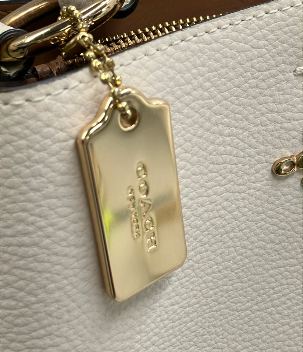 美品 COACH ハンドバッグ ショルダーバッグ バケットバッグ 2WAY 斜め掛け レザー 1011 レディース コーチ