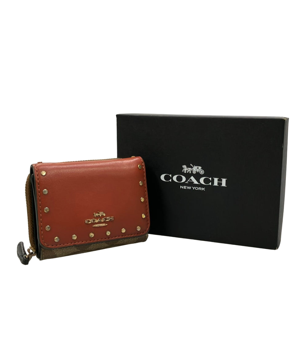 COACH 三つ折り財布 レザー シグネチャー C3323 レディース コーチ