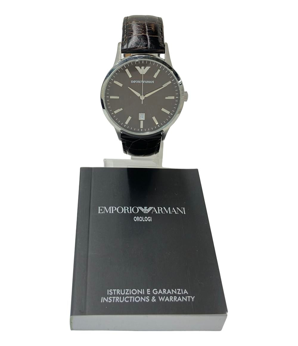 Emporio Armani 腕時計 クオーツ ブラウン AR-2413 メンズ エンポリオ・アルマーニ