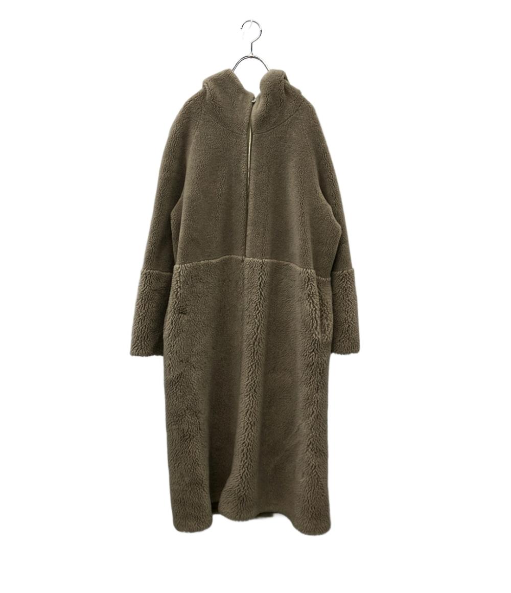 GRACE CONTINENTAL フーディボアコート ウールボアムートンフード 24AW  