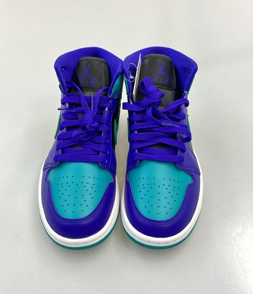 美品 ナイキ ミドルカットスニーカー AIR JORDAN 1 MID BQ6472-502 レディース SIZE 23.5 (M) NIKE