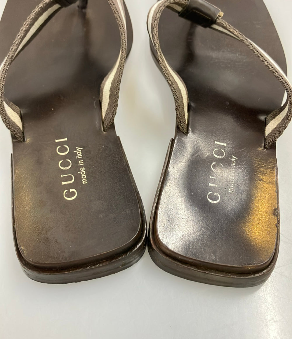GUCCI トングサンダル レディース SIZE 37 1/2 C (24.5cm) グッチ