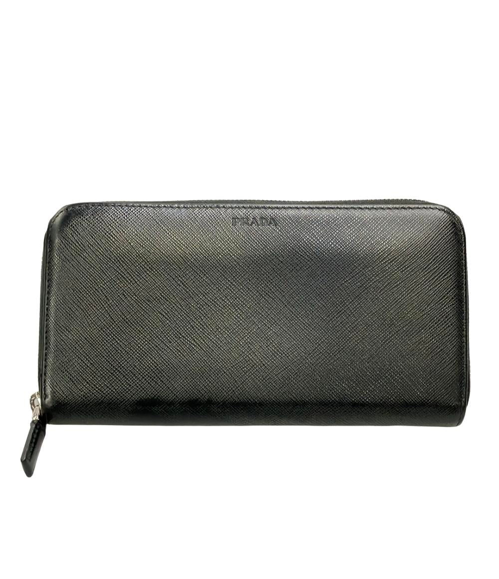 PRADA ラウンドファスナー長財布 サフィアーノ メンズ プラダ