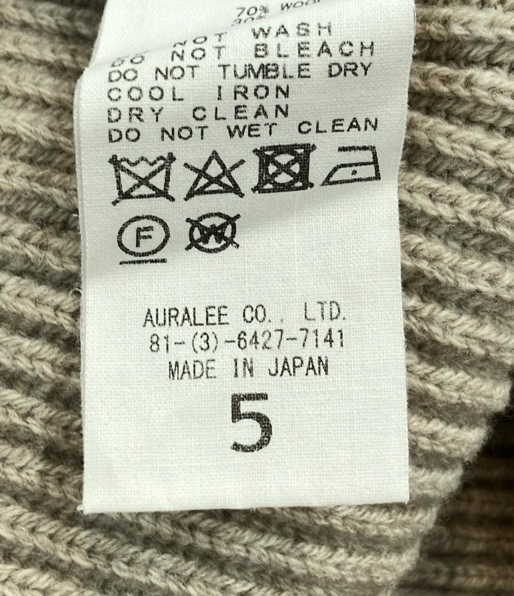 美品 オーラリー カシミヤ混 長袖ニット メンズ SIZE 5 (L) AURALEE