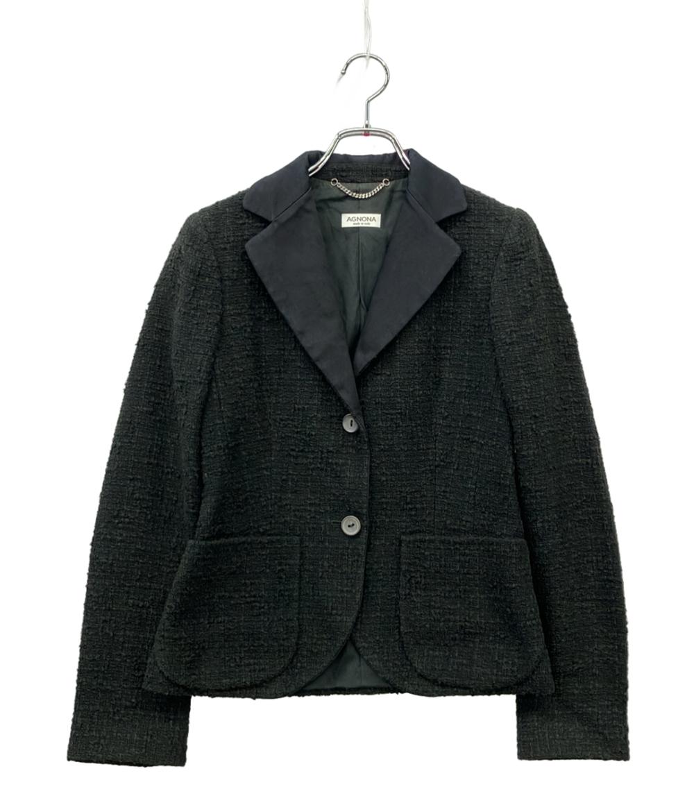 Agnona ツイードジャケット レディース SIZE 40 (M) アニオナ 