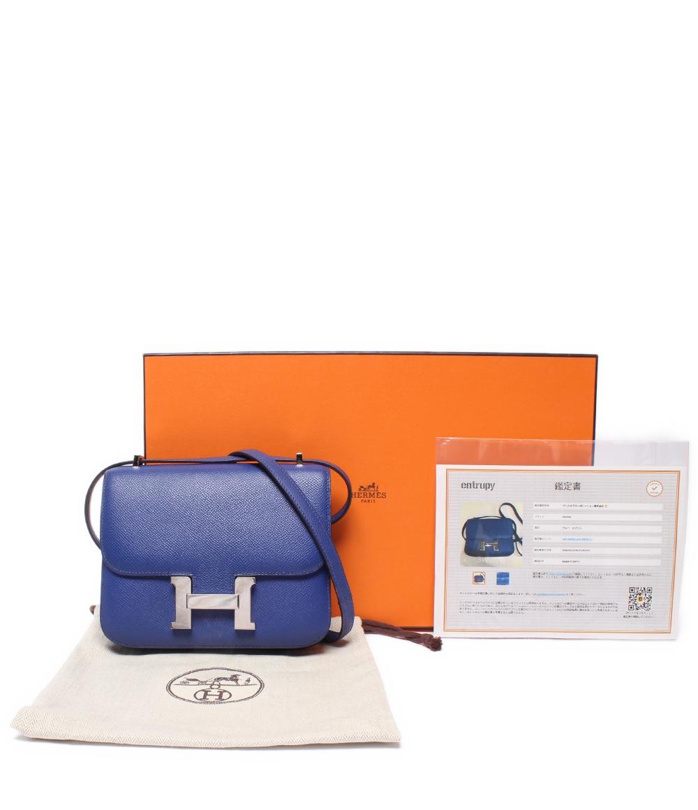 HERMES ショルダーバッグ 肩掛け 斜め掛け □O刻印 シルバー金具 コンスタンス3 レディース エルメス