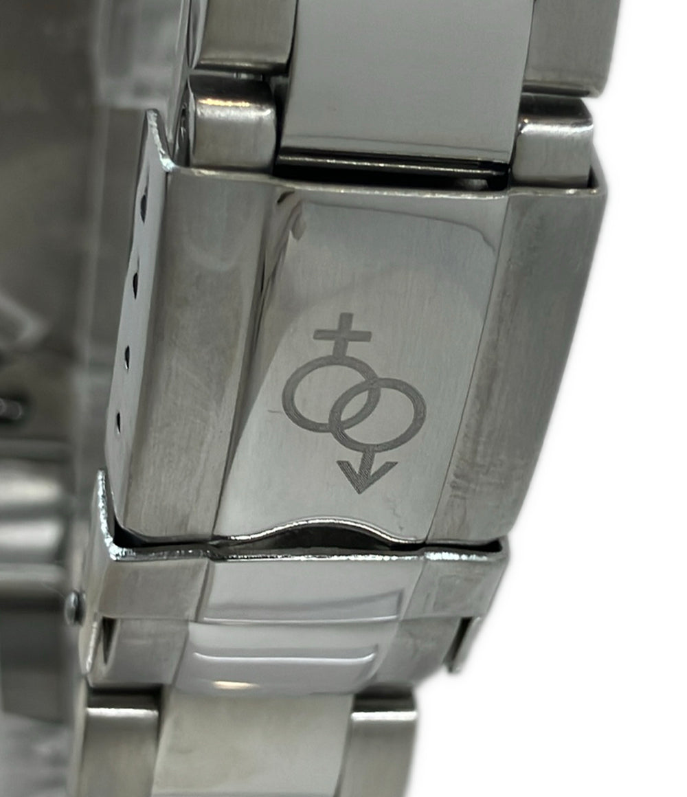 美品 MUSK 腕時計 クオーツ ブラック MM-2142 メンズ ムスク