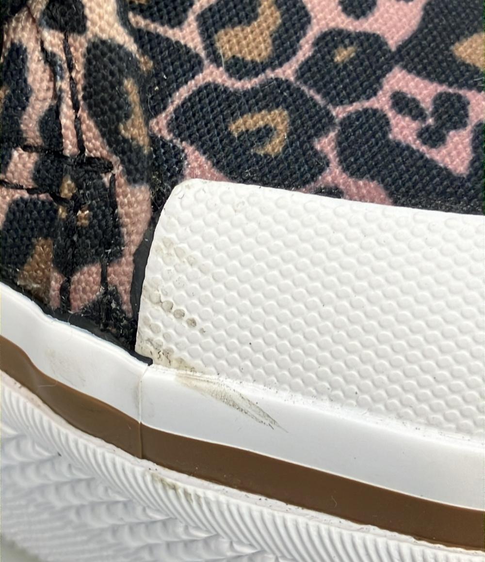 adidas ハイカットスニーカー 厚底 ヒョウ柄 ニッツァ プラットフォーム GY9531 レディース SIZE 24.5 (L) アディダス