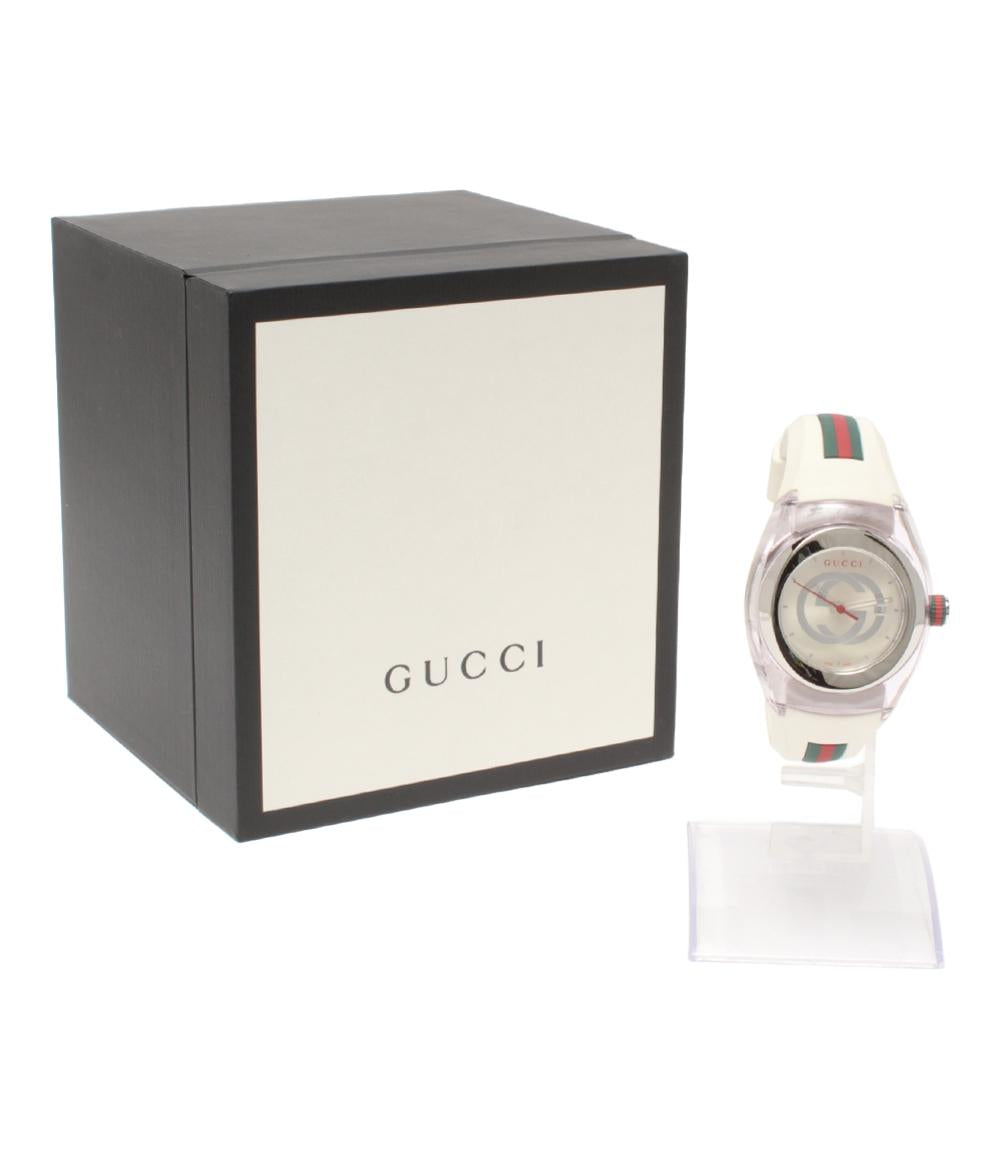 グッチ 腕時計 シンク SYNC クオーツ シルバー YA137302 レディース GUCCI