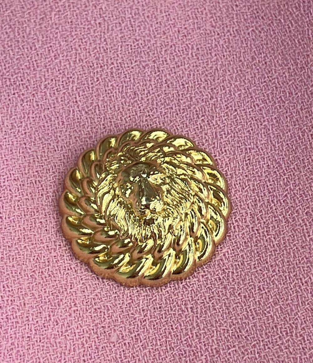 美品 バルマン 半袖ワンピース ゴールドボタン レディース SIZE 42 (L) BALMAIN