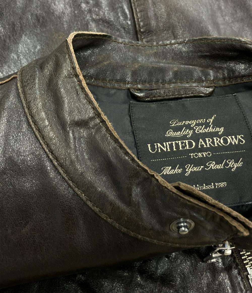 ユナイテッドアローズ シングルライダースジャケット メンズ SIZE S (S) UNITED ARROWS