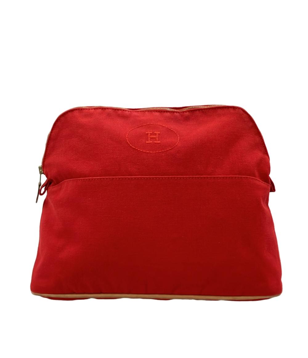HERMES ポーチ メイクポーチ ゴールド金具 ボリードポーチ GM