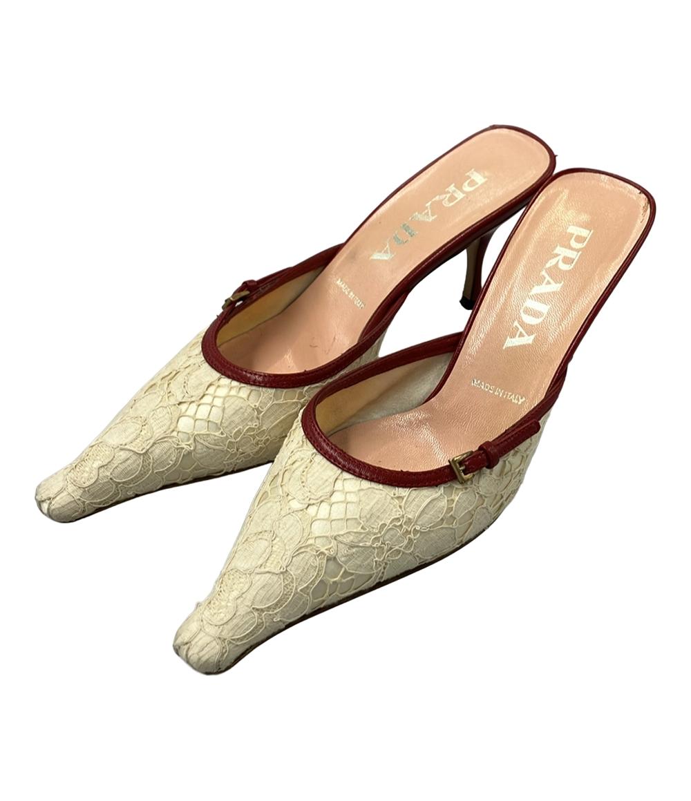 PRADA レッド ミュール 靴 PRADA プラダ ミュール PRADA レッド ミュール 靴 レッド（赤）系