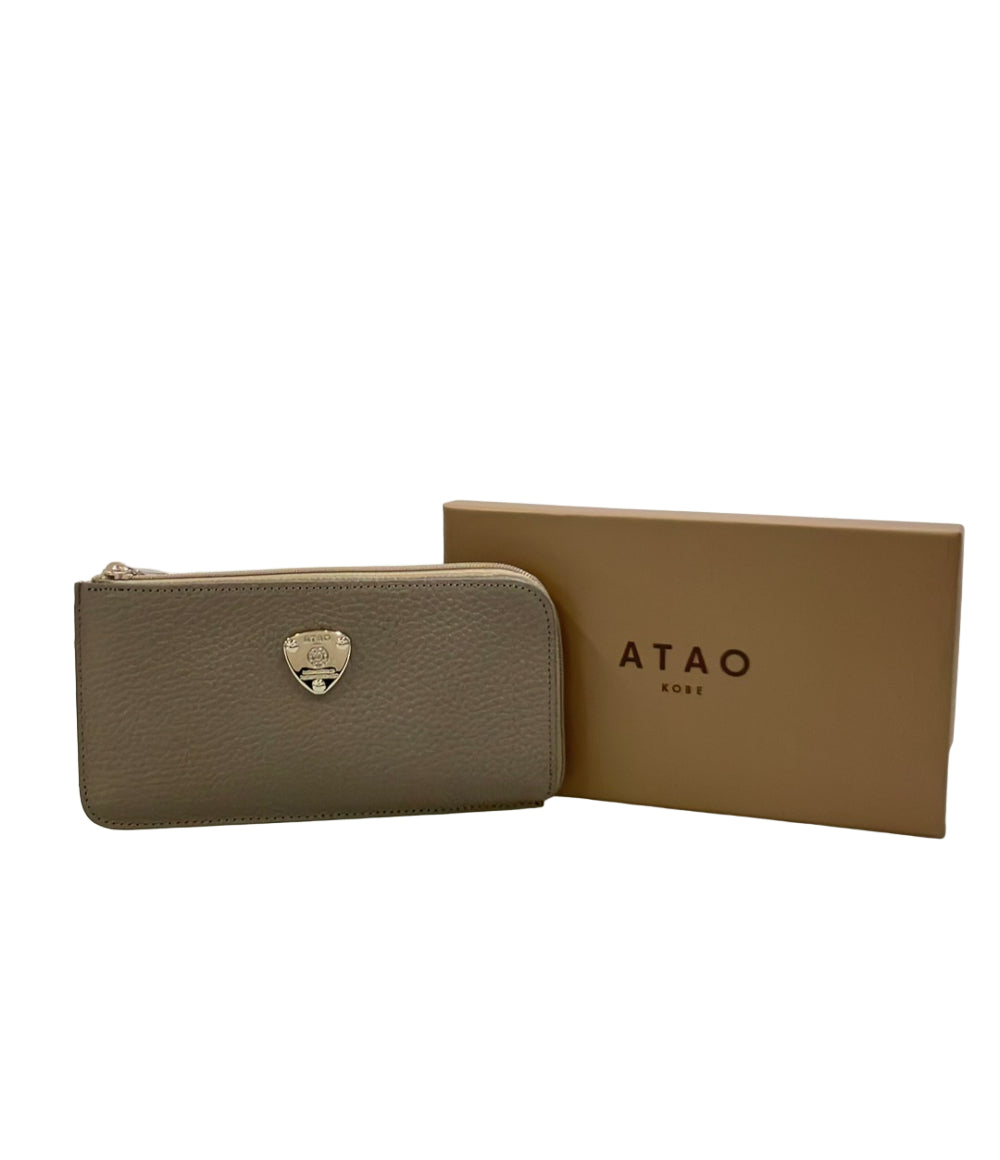 美品 ATAO 長財布 L字ファスナー レディース アタオ