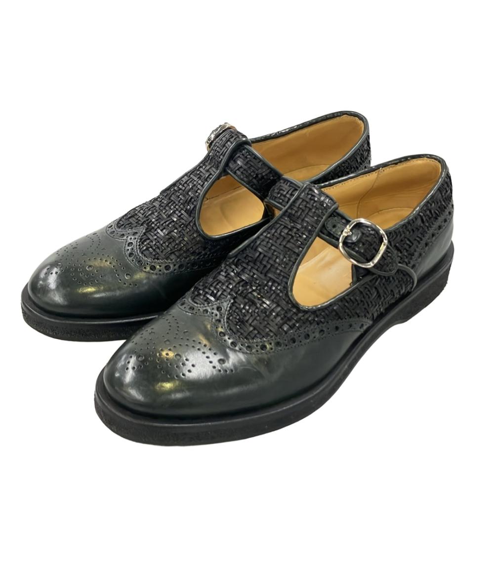 GIORGIO ARMANI Tストラップシューズ メンズ SIZE 7 ジョルジオ