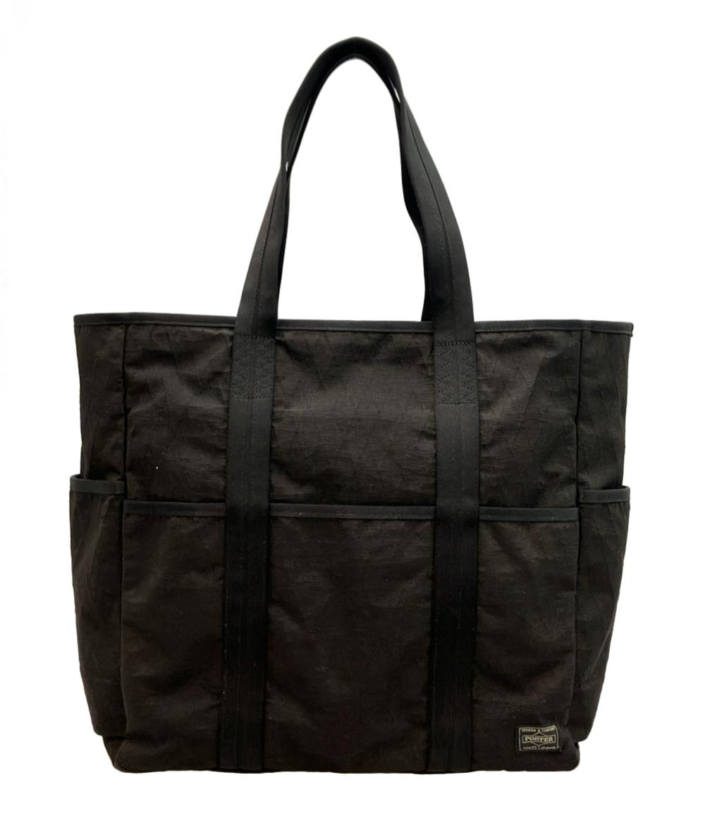 【美品】ポーター　トートバッグ　ハイブリッド　コーデュラ　ブラック　メンズ PORTER ハイブリッド トートバッグ ショルダーバッグ 肩掛け HYBRID