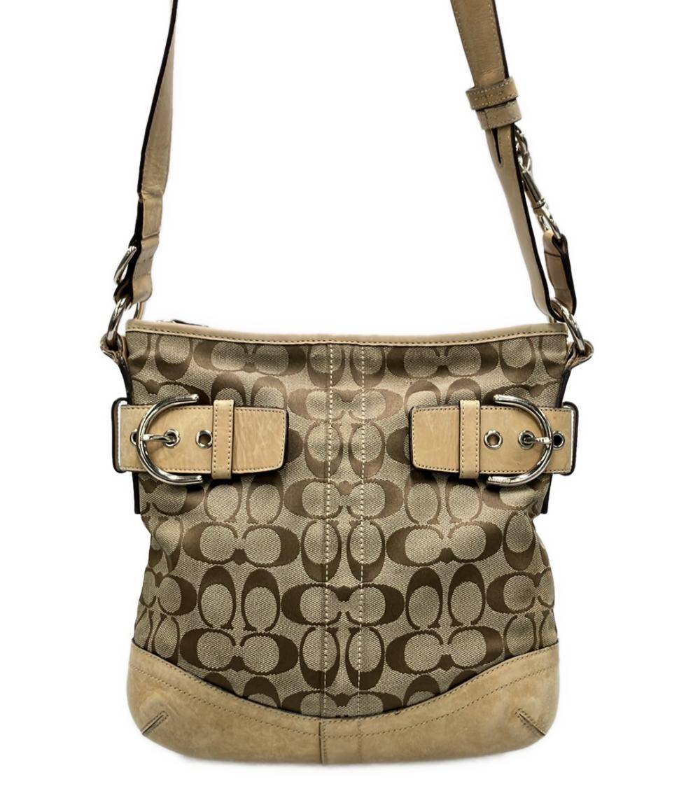 コーチ ショルダーバッグ 斜め掛け 肩掛け シグネチャー F03574