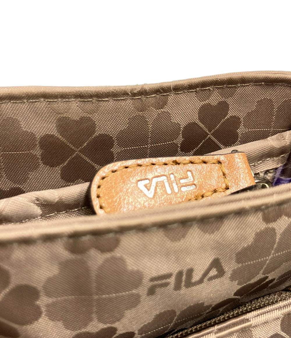 FILA ショルダーバッグ 斜め掛け クローバー柄 レディース フィラ