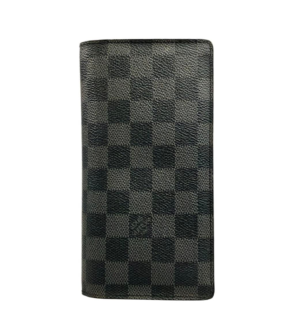 LOUIS VUITTON 長財布 ポルトフォイユ ブラザ ダミエ グラフィット 