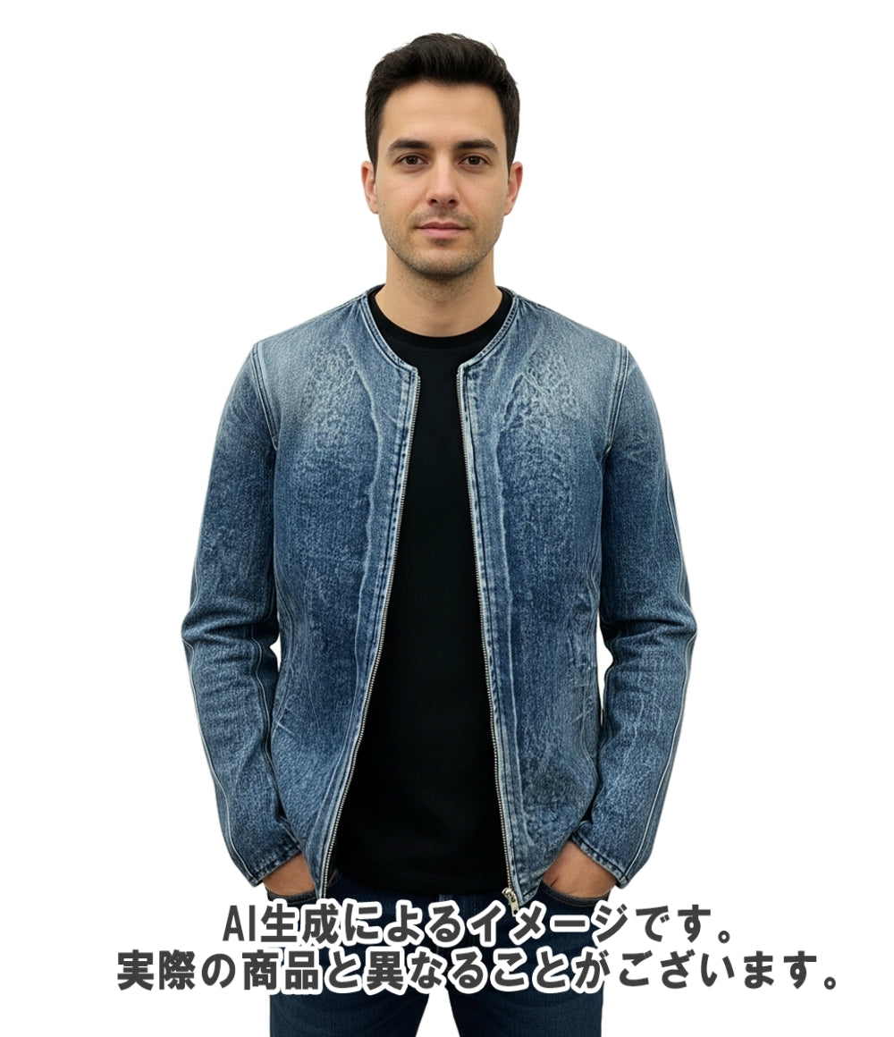 DIESEL ジップアップ デニムジャケット メンズ SIZE L ディーゼル