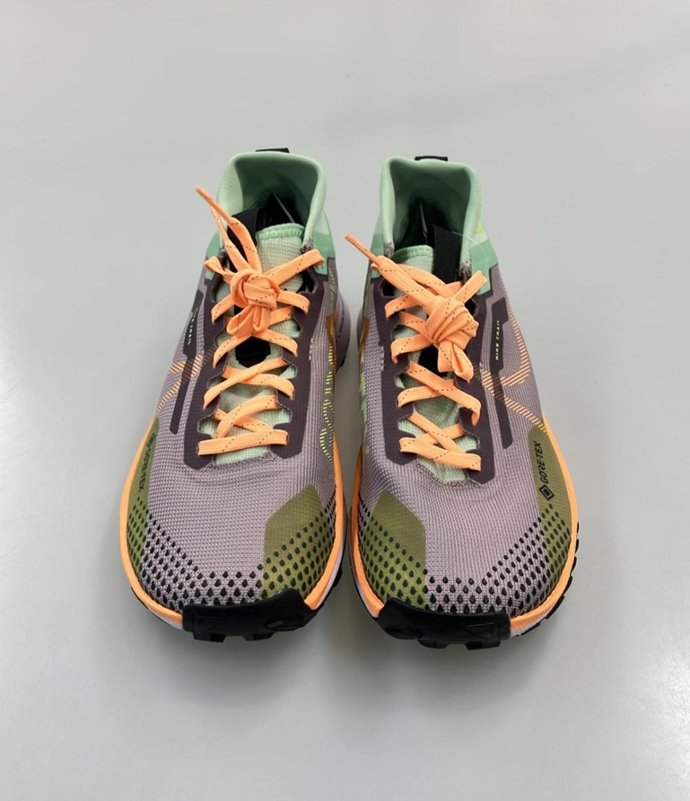 美品 ナイキ ローカットスニーカー リアクト ペガサス トレイル 4 GTX DJ7929-500 レディース SIZE 24.5 (L) NIKE