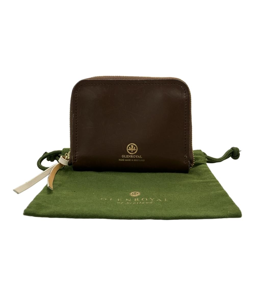 グレンロイヤル ラウンドファスナー二つ折り財布 レディース GLENROYAL