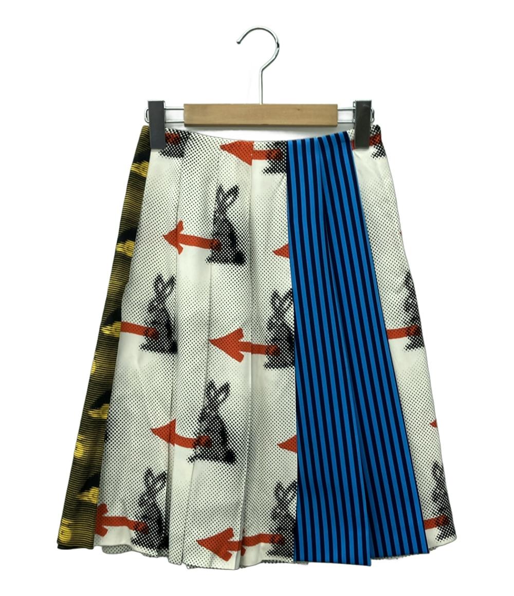 プラダ プリーツスカート うさぎ RN.98339 CA.34767 レディース