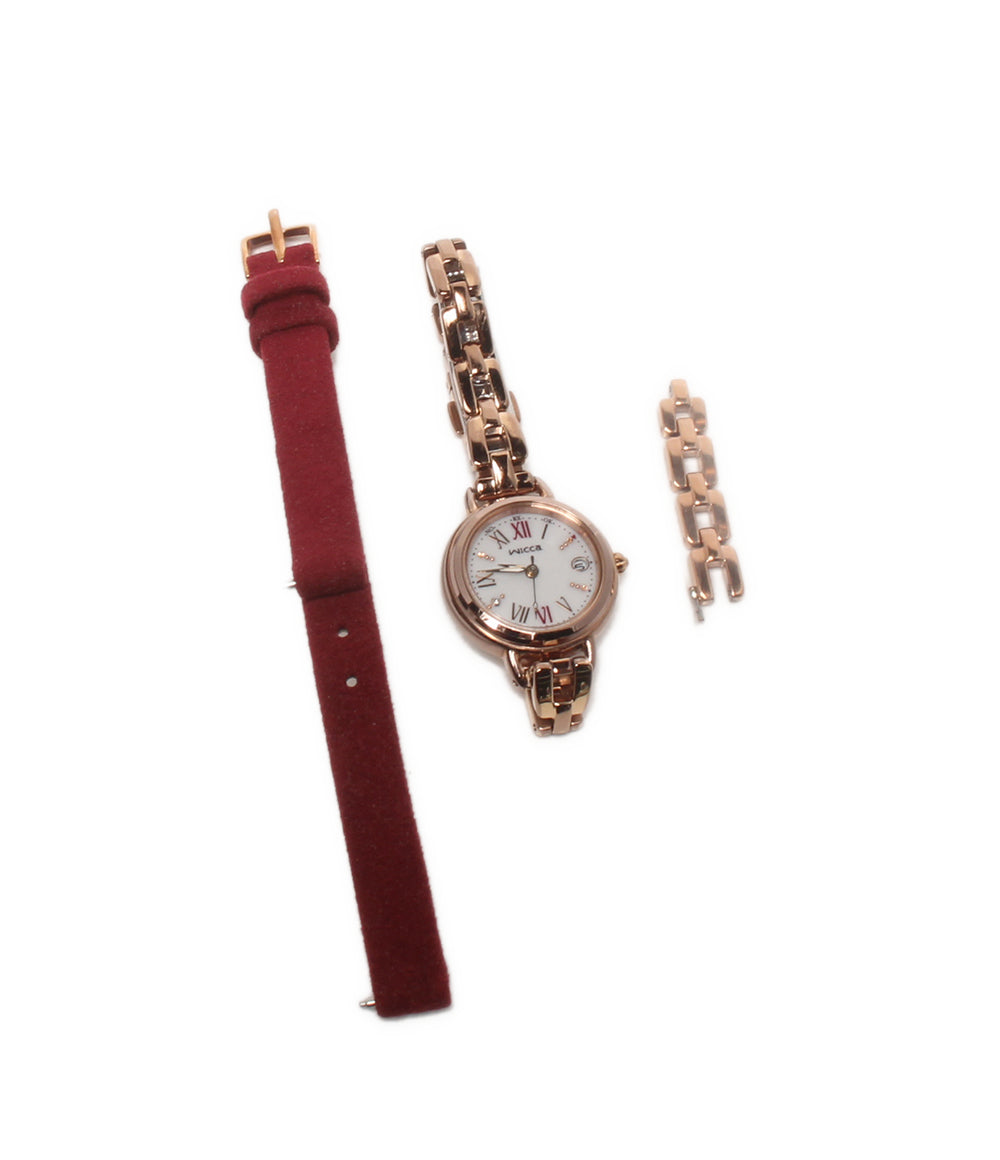CITIZEN 腕時計 ウィッカ wicca ソーラー H0F6-R007505 レディース シチズン