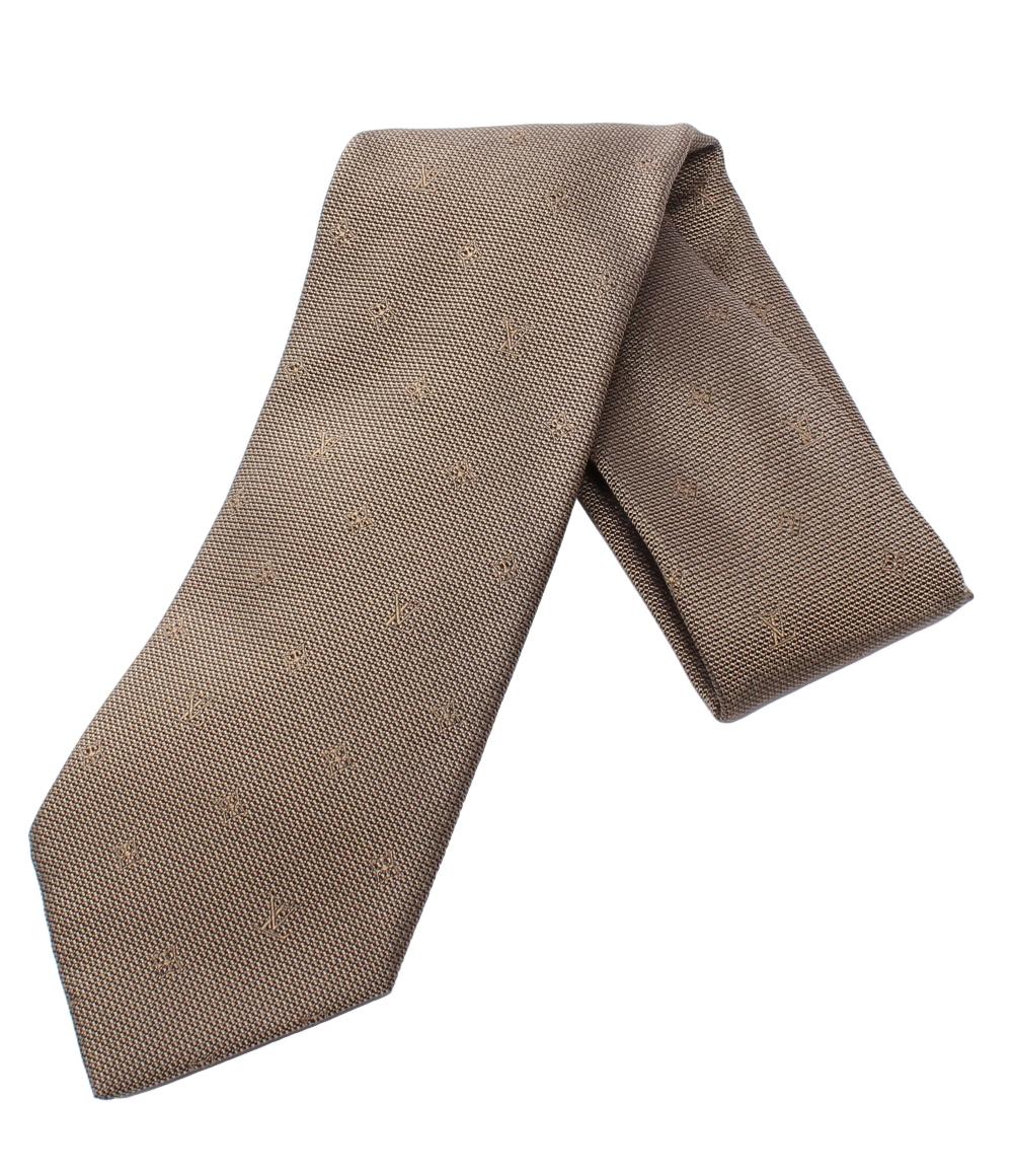 美品 LOUIS VUITTON ネクタイ シルク100％ ジャガード メンズ ルイ