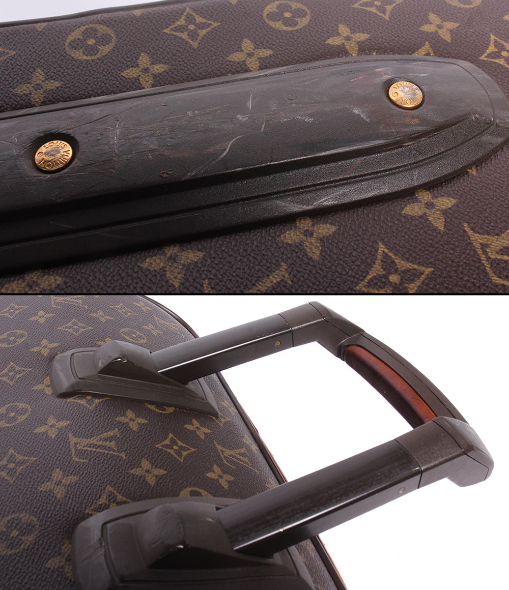 訳あり LOUIS VUITTON キャリーケース スーツケース 二輪 ペガス65 モノグラム M23295 メンズ ルイ・ヴィトン